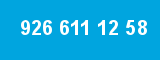 926 611 12 58